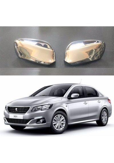 Peugeot 301 Krom Ayna Kapağı 2 Prç. 2012 ve Üzeri