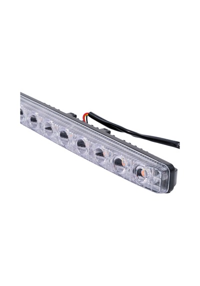 Mega Oto Market 12v 9 Ledli 36w Beyaz Gündüz Ledi - Sarı Sinyalli Ip4 Metal Kasa