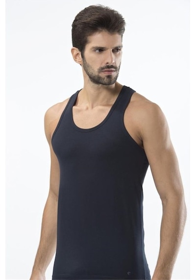 Cacharel 1302 Spor Erkek Atlet - Lacivert