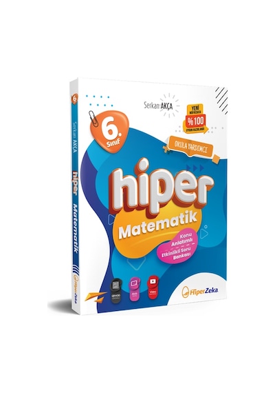 2027 6. Sınıf Hiper Matematik Konu Anlatımlı & Etkinlikli Soru Bankası | Serkan Akça