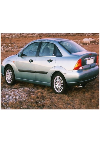 Ford Focus Mk1 Krom Cam Çıtası 4 Prç. 1998-2005  P.Çelik