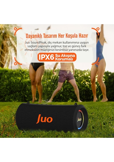 Juo Soundpeak Force 60w Rgb Bluetooth Hoparlör Kablosuz Taşınabilir Speaker