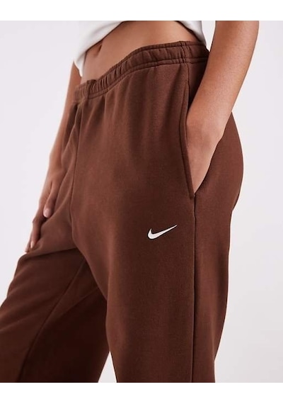 Nike Studio Fleece Mid-rise Cuffed Pants Kahverengi