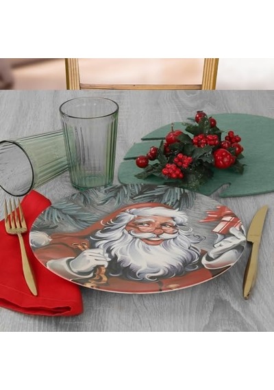 Baba Servis Tabağı 26 Cm - 17979 Açık Gri