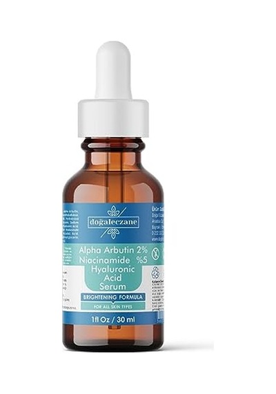 Doğal Eczane Lekeli Ciltler İçin Aydınlatıcı Yüz Serumu Niacinakarın Bölgesi 5% + Alpha Arbutin 2% Hyaluronic A