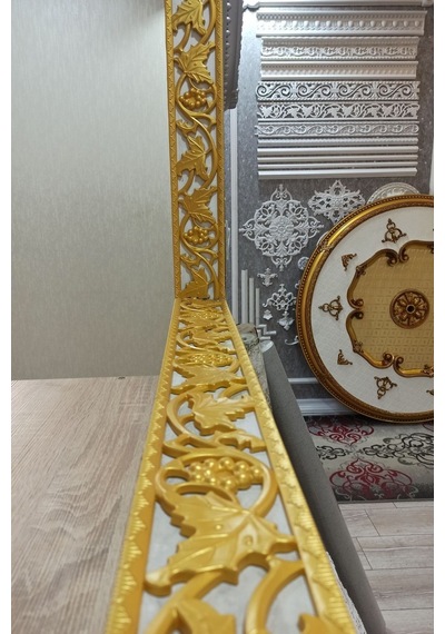 Altın Duvar Ve Tavan Bordürü 10 Cm Eninde 100cm Uzunluğunda Dgk-14 Altın Duvar Ve Tavan Bordürü 10 Cm Eninde 100cm Uzunluğunda Dgk-14