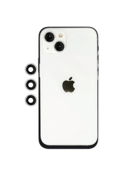 Gld-spt- Newface Apple Uyumlu iPhone 14 Shine Kamera Lens - Gümüş