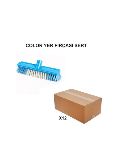 Sert Yer Fırçası 12 Adet Color Fırça