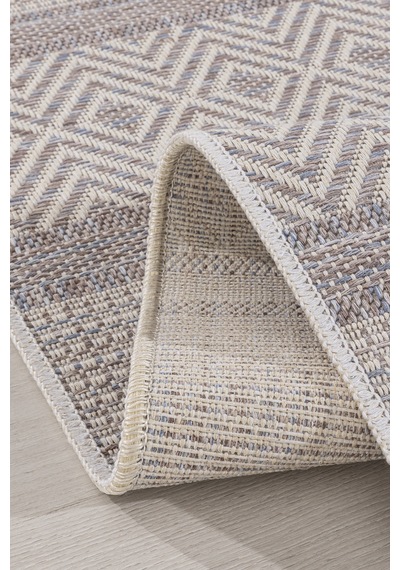 Koza Halı Vivaldi Kahve Mavi Halı Kilim Salon Oturma Odası Yolluk Yatak Oda 4418336