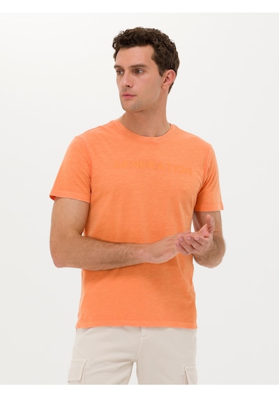 Turuncu Slim Fit T-shirt Oranj