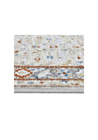 Motto Vintage Modern Dokuma Halı Oturma Odası Salon Halısı Y969a Wv15 Krem