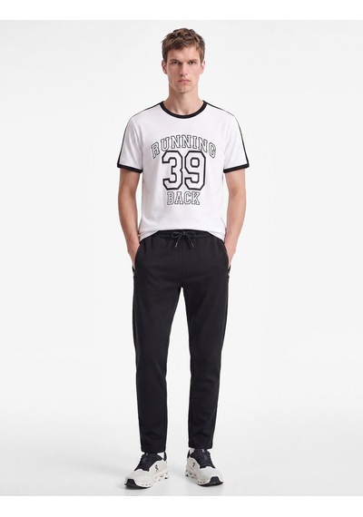 Koton Pamuklu Straight Fit Fermuarlı Cepli Spor Eşofman Altı Lacivert 7wam40043nk