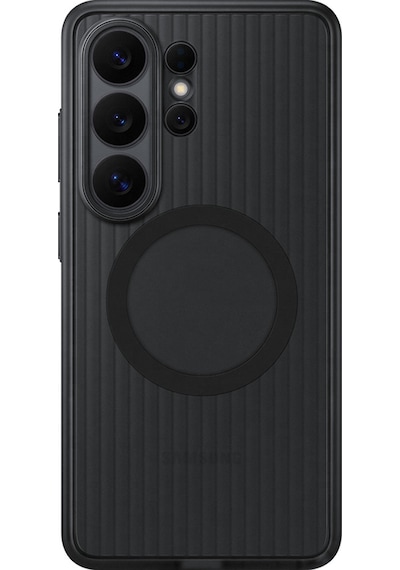 Samsung Uyumlu Galaxy S26 Ultra Rugged Magnet Kılıf - Siyah Siyah