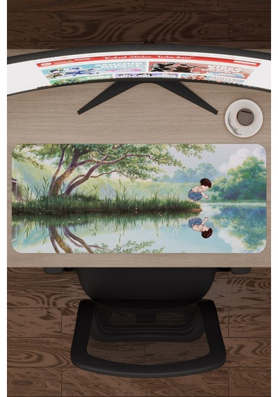 Ateşböceklerinin Mezarı Anime V1 - 70x30 Xl Gaming Kauçuk Kaymaz Taban Mouse Pad Fare Altlığı