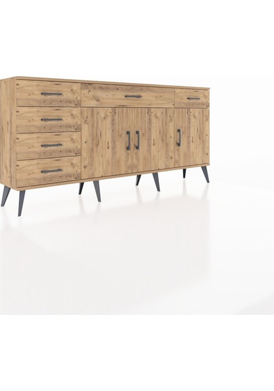 Arges Konsol 2 Raflı 6 Çekmeceli 3 Kapaklı 176x30x83 Çam-çam/çam Çam/çam Arges Konsol 2 Raflı 6 Çekmeceli 3 Kapaklı 176x30x83 Çam-çam/çam Çam/çam