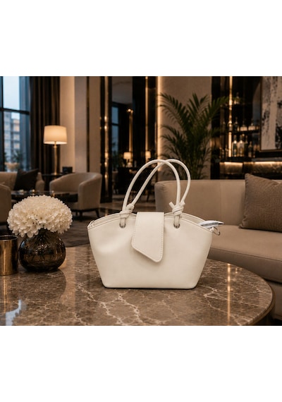 Housebags Vivienne Trend Omuz Çantası Beyaz
