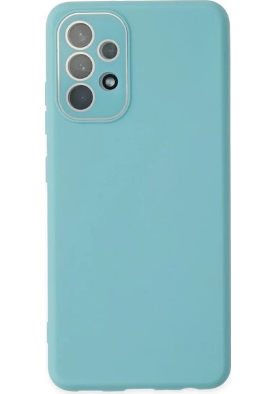 Newface Samsung Uyumlu Galaxy A33 5g Kılıf Lansman Glass Kapak - Turkuaz - Özel Seri 8683140370817