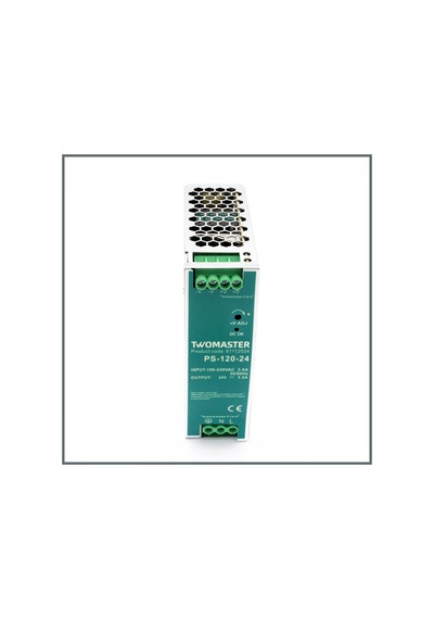 TWOMASTER-PS-120-24 Güç Kaynağı 24VDC 5A