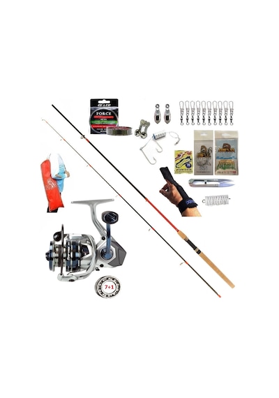 Okuma Safyre 4000 270cm 10-35gr Remixon Red Zoom Kıyı Spin Olta Takımı Seti