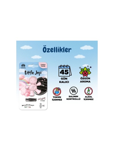 Little Joe Little Joya Pamuk Şeker Araç Kokusu Cotton Candy -45