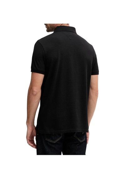 Tommy Hilfiger Erkek Polo Yaka T Shirt Mw0mw38130 Bds Siyah Siyah