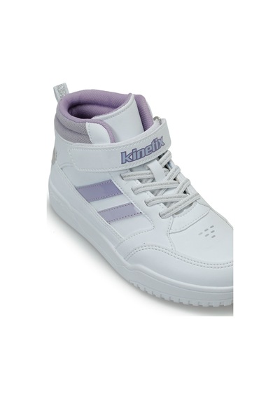 Kinetix Drep Hı F Beyaz Kız Çocuk High Sneaker 000000000102694602 Beyaz-lıla-k Lıla