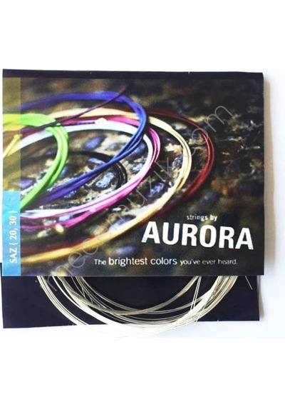 Aurora Uzun 0.20 Bağlama Tel Seti +7 Adet Saz Burgu