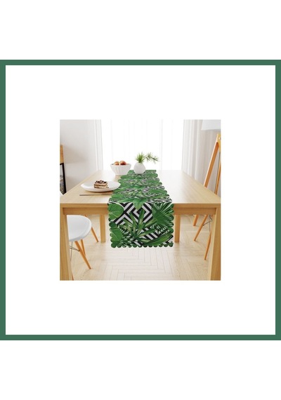 En-cag Dijital Baskılı Runner 40x140cm Bss Çok Renkli