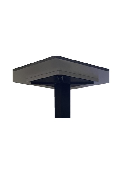 Premium Kompakt Laminat Kare - Cafe Restoran Ev Yemek Masası 60x60 Cm Beyaz Tablalı Siyah Premium Kompakt Laminat Kare - Cafe Restoran Ev Yemek Masası 60x60 Cm Beyaz Tablalı Siyah