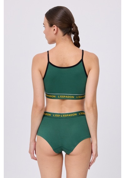 Regatta Lady Yüksek Bel Cheeky Fit Külot-3104 Yeşil