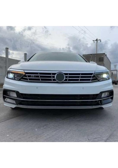 Volkswagen Passat B8 İçin Uyumlu R-Line Ön Tampon & Panjur Set 2015+