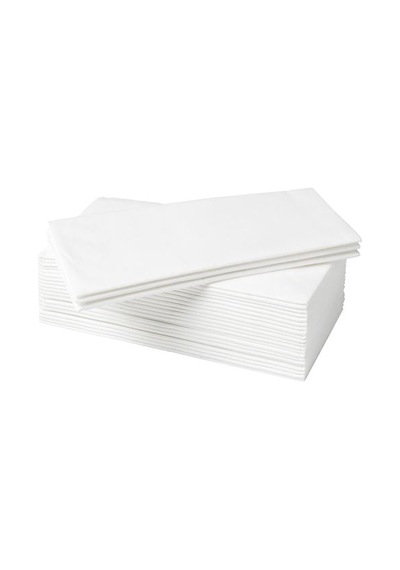 Servis Peçete 38x38 cm 25 Adet Beyaz Renkli Peçete