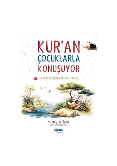 Çocuklar İçin Kuran Tefsiri - Kuran Çocuklarla Konuşuyor Ciltli - Abay-858786