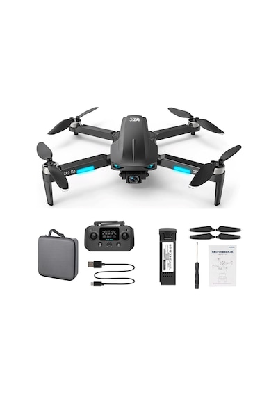 L700pro Fırçasız Motor Rc Quadcopter Gps Drone Hava Fotoğrafçılığı İçin Hd 4k Çift Kamera Katlanır