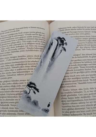 Kitap Ayracı - Şelale Ve Samuray