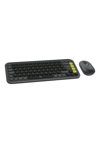 Logitech Pop Icon Kablosuz Bluetooth Sessiz Türkçe Q Klavye Ve Mouse Seti,