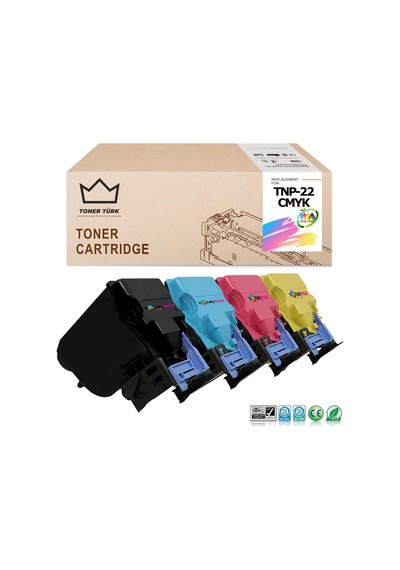 Konica Minolta Tnp-22 Uyumlu  Toner Takım / Bizhub C35 / C35p