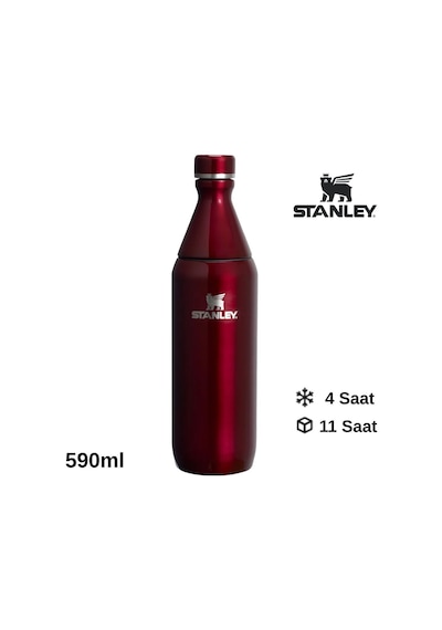 Stanley The All Day Slim Su Şişesi 0.59 L Termos Kamp Matara Bordo