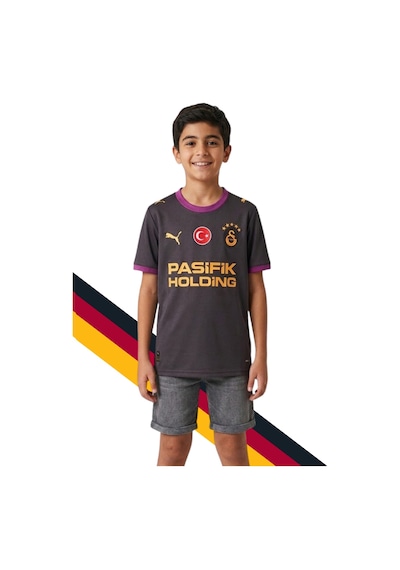 Gs Frm 045 785016 Galatasaray Orjinal Lisanslı Puma 2026/2027 Deplasman Siyah Çocuk Forma