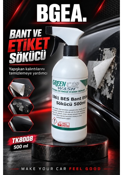 Bgea Green Car Wash Bant Ve Etiket Sökücü Sprey 500 Ml Tk8008