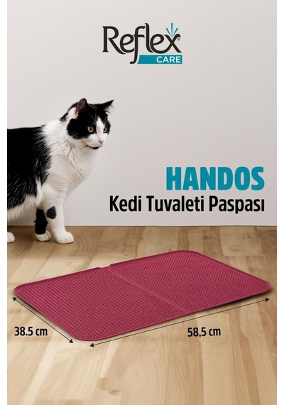 Reflex Care Handos Kedi Tuvaleti Paspası Mor 38,5 X 58,5 Cm