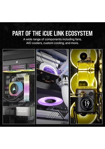 Corsaır Qx120 Co-9051024-ww 14cm Rgb Kasa Fanı+hub Kıt Beyaz 2-li Paket