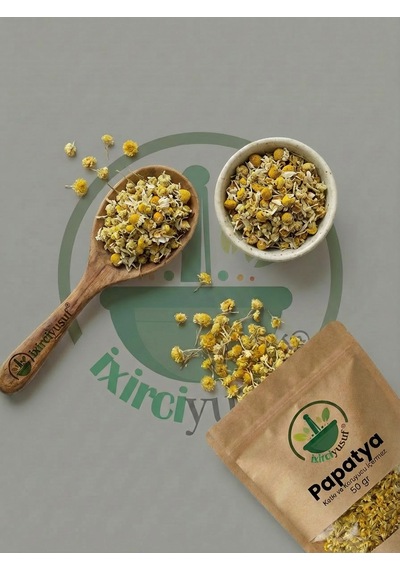 İxirciyusuf Papatya Papatya Çiçeği Chamomile Chamomile Flowers Chamomilla Recutita Doğal Kurutulmuş 50 G