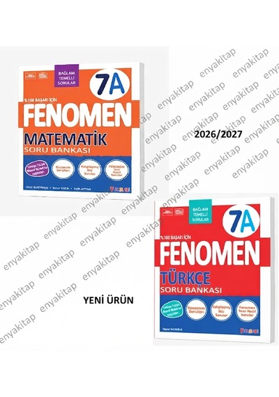 Fenomen 7 A Matematik Türkçe Soru Bankası Set