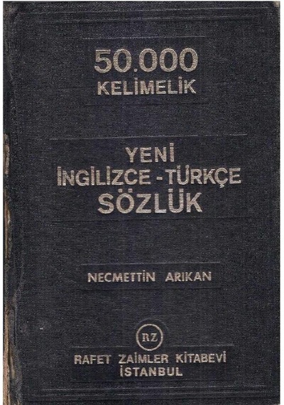 50.000 Kelimelik Yeni İngilizce - Türkçe Sözlük (Rz) (2.El)