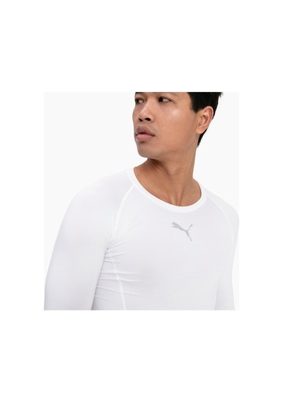 Puma Lıga Uzun Kollu Erkek Futbol Tişört 655920 04 Beyaz