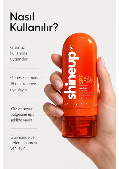 Sun Kiss Spf 50+ Güneş Kremi Nemlendirici Güneş Koruyucu Yüz Kremi