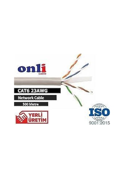 Er-6002 U-utp 23 Awg Cca Cu 500 Metre Cat6 Kablo-130180