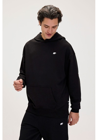 Bad Bear Drake Hoodie Os Siyah Sweatshirt 001