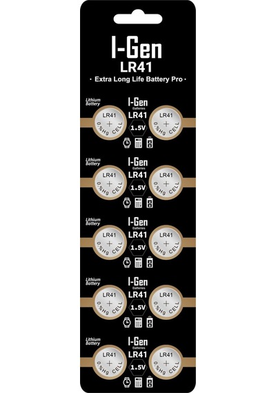 Batteries Lr41 1.5v Alkalin Düğme Pil Ag3, G3, 192, L736 20 Adet